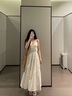 梓洛蘭ZiLuoLan連衣裙女裝2025春夏裝溫柔風(fēng)開衫吊帶顯瘦薄款仙女套裝裙 白色上衣+吊帶裙【兩件套】 2XL （建議125-135斤） 曬單實(shí)拍圖