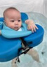 蔓葆嬰兒游泳圈腋下兒童防嗆水0-3歲寶寶防側翻免充氣游泳裝備救生圈 青色鴨嘴獸腋下圈+襠帶3-36個(gè)月 曬單實(shí)拍圖