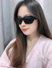 Calvin Klein墨鏡太陽鏡CK復古小框時尚潮流開車遮陽眼鏡貓眼男女款節(jié)日送禮物 CKJ23602SLB-003-5319 曬單實拍圖