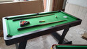 哈野臺球桌家用四合一成人多功能斯諾克小型兒童桌球臺折疊式乒乓球桌 6尺 臺球桌（單用） 1.83米 曬單實(shí)拍圖