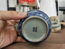 來尊復古茶壺泡茶器家用陶瓷功夫茶具景德鎮(zhèn)仿古青花山水彩繪冰梅單壺 老陶泥茶壺【冰梅開窗】簡裝 曬單實拍圖