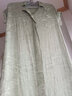 粉藍(lán)衣櫥東方格調(diào)緞面連衣裙女夏裝新款國(guó)朝短袖長(zhǎng)裙532L399 青竹綠 L 曬單實(shí)拍圖