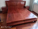 一善一品 紅木家具 緬甸花梨（學(xué)名：大果紫檀）實(shí)木大床雙人床臥室家具中式仿古婚床國潮大戶(hù)型 選紋路預付款 款清發(fā)貨 曬單實(shí)拍圖