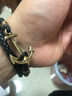 KJP手工編織船錨手鏈男潮皮質(zhì)男士手環(huán)女學(xué)生閨蜜情侶禮物飾品ins小眾設計明星同款 The Kraken XS 曬單實(shí)拍圖