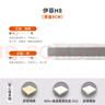 喜臨門椰棕薄墊子 泰國進口乳膠4CM椰棕 硬席夢思床墊 伊菲H8 1x1.9米 曬單實拍圖
