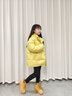 雅鹿2025新款洋氣兒童羽絨服男童女童寶寶中大童短款冬季加厚外套冬裝 黃色 160 曬單實拍圖