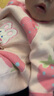 嘉衣佩兒嬰兒衣服連體衣冬季新生女寶寶外套滿(mǎn)月百天針織毛衣哈衣套裝秋冬 PL126-淺粉色 80cm 曬單實(shí)拍圖