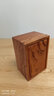 冠木匠 緬甸花梨木紅木紙巾盒客廳抽紙盒實(shí)木紙巾收納盒高檔精品素面紙抽盒榫卯餐巾紙盒 短款獨板（精品嘗鮮價(jià)限購1個(gè)） 曬單實(shí)拍圖