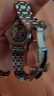 天梭（TISSOT）【官方授權(quán)店】 瑞士手表 心媛系列時(shí)尚鏤空全自動(dòng)機(jī)械女表 貝母盤鋼帶T050.207.11.117.05 曬單實(shí)拍圖