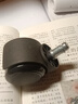 卡貝（cobbe）萬(wàn)向輪轉(zhuǎn)椅輪子電腦椅腳輪通用老板辦公椅滾輪轱轆滑輪腳家具配件 卡簧型 萬(wàn)向輪 黑色 曬單實(shí)拍圖