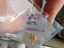 寶慶銀樓黃金耳飾蝴蝶結耳釘在逃公主耳環(huán)時(shí)尚簡(jiǎn)約日常送女友禮物 約0.7g 曬單實(shí)拍圖
