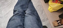 真維斯（Jeanswest）加絨牛仔褲男士秋冬款加厚保暖直筒寬松外穿休閑加棉冬季長褲子男 563深藍(lán)色加絨 33 碼 曬單實(shí)拍圖