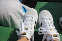 阿迪達(dá)斯 （adidas）金標(biāo)貝殼頭女鞋男鞋春季新款低幫減震休閑小白鞋三條紋板鞋運(yùn)動(dòng)鞋 EG4958/金標(biāo)貝殼頭/店長(zhǎng)推薦 38 曬單實(shí)拍圖