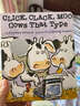 英文原版繪本 Click Clack Moo Cows That Type 嘻哈農場(chǎng) 廖彩杏紙板書(shū)送音頻 曬單實(shí)拍圖