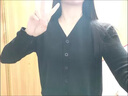 矜持范2025新款春秋針織衫女韓版短款V領(lǐng)內(nèi)搭長袖薄款毛衣外套外搭 黑色 S 曬單實(shí)拍圖