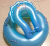 泳乐宝 新安全升级版防侧翻蛇形泳圈 宝宝儿童加厚环型充气泳圈 蓝色M码 实拍图
