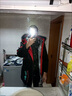 安初夏冬季棉衣男中長(zhǎng)款加絨加厚棉襖外套男士潮流休閑派克羽棉絨服男裝 黑紅棉衣+高領(lǐng)白毛衣 XL 180【125-145斤】 曬單實(shí)拍圖