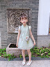 FNJ KIDS童裝女童旗袍連衣裙2025夏季中國風寶寶網(wǎng)紗裙子 米色 110 cm (建議身高100-110cm) 曬單實拍圖
