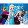 迪士尼(Disney)40片框式拼图 冰雪奇缘公主拼图儿童玩具3-6周岁(含六张拼图)15DF2918生日礼物礼品送宝宝 实拍图