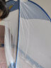 南极人免安装蒙古包蚊帐防摔儿童家用坐床式双开门可折叠一体全包围蚊帐 防尘顶-冰雪小鹿 120*200cm高约150厘米 实拍图