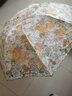 天堂傘 中國風刺繡花傘遮陽傘防曬防ziwaixian折疊太陽傘女晴雨傘兩用 水墨色(雙層-安娜之夢) 曬單實拍圖