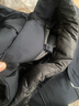 北極絨中老年人羽絨服男裝爸爸冬季加厚短款可脫卸內膽鵝絨服爺爺外套 黑色【可拆卸內膽+拆卸帽】 M 曬單實(shí)拍圖