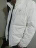 NPZ 港風(fēng)潮牌2025白鴨絨休閑外套男士冬季加厚保暖修身立領(lǐng)羽絨服男 白色 3XL （155-170斤） 曬單實(shí)拍圖