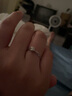 FR天使之吻 pt950鉑金鉆戒女顯鉆鉆石戒指求婚結(jié)婚女戒七夕節(jié)禮物 12號(hào) 曬單實(shí)拍圖