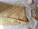 都市麗人女士睡衣女100%純棉長(cháng)袖長(cháng)褲秋季安心全棉家居服可外穿淺杏L 曬單實(shí)拍圖
