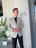 沙馳SATCHI男裝男士西服2024春夏新款泡泡紗抗皺耐穿商務(wù)正裝通勤西裝外套男 卡其 52 曬單實(shí)拍圖