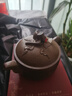 玉頤閣謝師禮宜興紫砂壺純手工茶壺茶具泡茶國(guó)工范錫軍原礦段泥漢瓦 刻繪款 240ml 曬單實(shí)拍圖