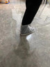 雨卡托（RAIN CATO）防雨鞋套男女加厚底雨鞋防水鞋套便攜式防滑耐磨非一次性鞋套 成人款（麿砂白中筒） M 曬單實拍圖