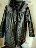 恒源祥海寧新款真皮連帽皮衣羽絨棉服女中長(cháng)款加厚保暖皮草毛領(lǐng)皮襖外套 黑 中長(cháng)款大毛領(lǐng) M 推薦90-120斤 曬單實(shí)拍圖