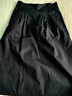 楚馨半身裙2025夏季新款女裝時(shí)尚氣質(zhì)休閑純棉女士高腰夏天a字裙子 藏青色 L 曬單實(shí)拍圖
