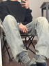 KAPPA卡帕男鞋厚底運(yùn)動(dòng)老爹鞋2025春季新款網(wǎng)面透氣休閑鞋百搭跑鞋子男 香根草綠 42 曬單實(shí)拍圖
