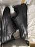 斯凱奇（Skechers）男款商務(wù)休閑鞋黑色皮鞋辦公通勤鞋 全黑色/BBK 41 曬單實(shí)拍圖