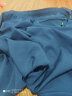 WYVL冰丝短裤男七分裤夏季大码休闲运动透气马裤速干裤子大裤衩沙滩 蓝色 5XL(170-200斤) 实拍图