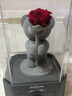 JoyFlower永生花小熊玫瑰花禮盒生日禮物紀念日送女生朋友老婆高級感實(shí)用 送你一朵小花花·熊憨憨【亞克力首飾盒款】 曬單實(shí)拍圖