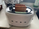 SMEG斯麦格 意大利复古烤面包机不锈钢 吐司机多士炉早餐 TSF01多色可选 珍珠白 实拍图