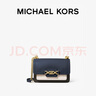 MICHAEL KORS邁克高仕 MK Heather 女士超小號迷你斜挎包 巧克力色/海軍藍/奶白色 407 迷你 曬單實(shí)拍圖
