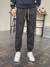 真維斯（Jeanswest）休閑褲男秋冬百搭束腳寬松潮流美式哈倫工裝簡(jiǎn)約衣服男裝哈倫褲子 灰色 XL 曬單實(shí)拍圖