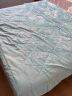 富安娜 南风 100%蚕丝被子 水洗空调被 夏凉被 5.4斤 230*229cm 蓝色 实拍图
