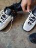 紳濤冬季內增高男鞋10cm跑步運動(dòng)鞋男士增高鞋8cm韓版休閑鞋增高板鞋 白黑8cm 39 內增高鞋 曬單實(shí)拍圖