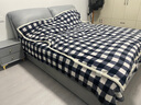 錢(qián)木匠（QIANMUJIANG）大象耳朵科技布雙人床主臥大床麂皮絨布床儲物軟包簡(jiǎn)約布藝婚床 科技布床+星級天鵝絨乳膠床墊2柜 1.8m*2.0框架結構【穩固無(wú)異響】 曬單實(shí)拍圖