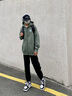 UNDEFEATED五條杠官方春季新品時尚潮流ICON 圖案拉鏈連帽衛(wèi)衣 綠色 XL 曬單實拍圖