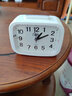 康巴絲鬧鐘學(xué)生床頭鐘創(chuàng  )意簡(jiǎn)約臥室小鬧鐘老人用大字清晰臺鐘 白色【康巴絲2225】 曬單實(shí)拍圖