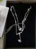 CHARLES&KEITH六芒星之夜雙層星星項鏈女CK5-22120341 Silver銀色 1個(gè) 曬單實(shí)拍圖