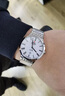 瑞士軍表（SWISS MILITARY）超薄石英手腕表男士款原裝進(jìn)口歐美名表商務(wù)輕奢防水新年生日禮物 白色表盤(pán)鋼帶 SM30123.03 曬單實(shí)拍圖