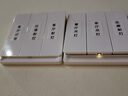 飛利浦（PHILIPS）開關(guān)插座面板二三插鋼架帶LED開關(guān)86型暗裝家用五孔帶開關(guān)插座 二開雙控帶LED 曬單實(shí)拍圖