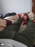 match麻吉春季休閑褲男長(cháng)褲韓版新款修身男士純色褲子小腳褲8105 欖綠  S 曬單實(shí)拍圖